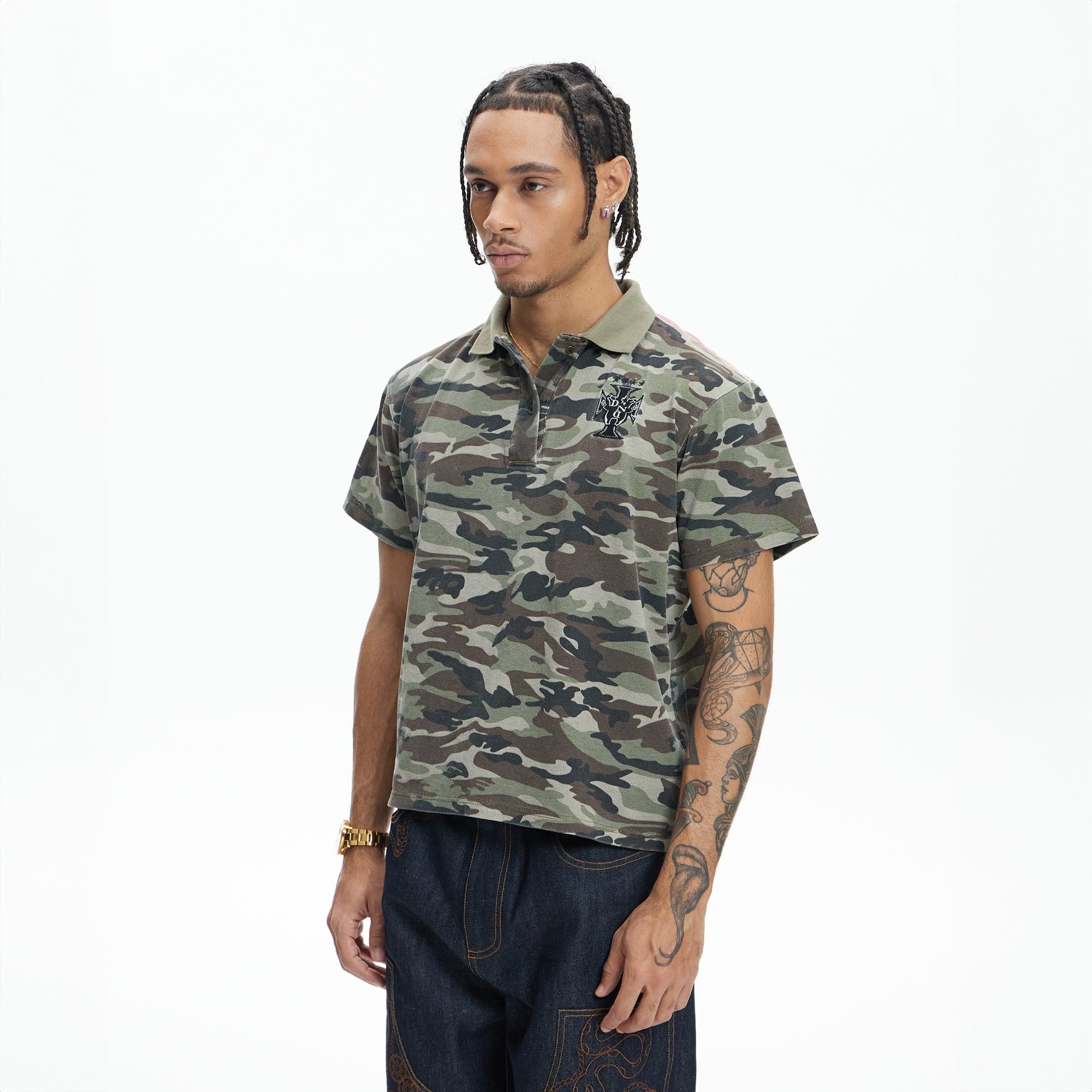 DND4DES Camo Flying Tiger Polo T-Shirt