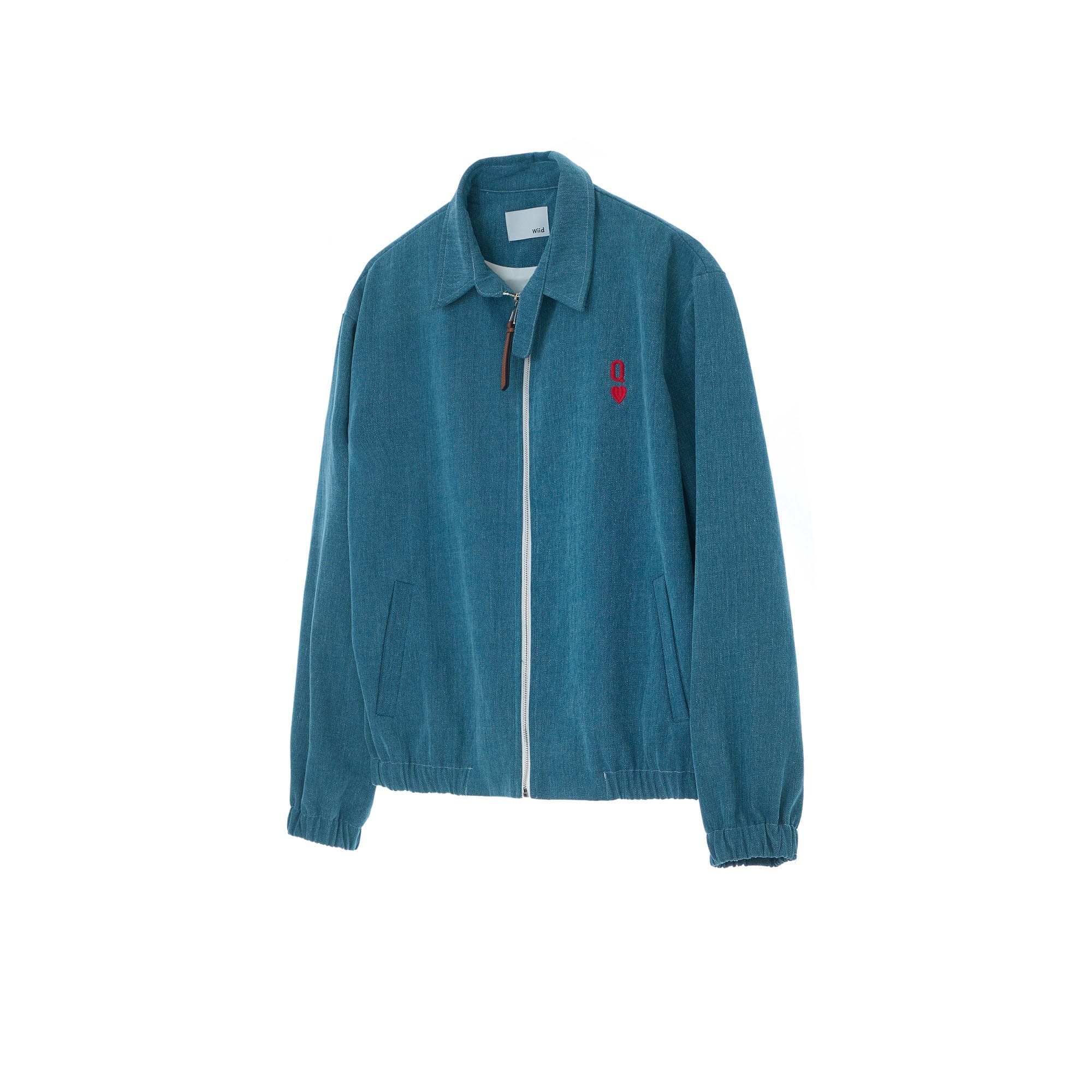 WIID Queen of Hearts Embroidered Denim Jacket