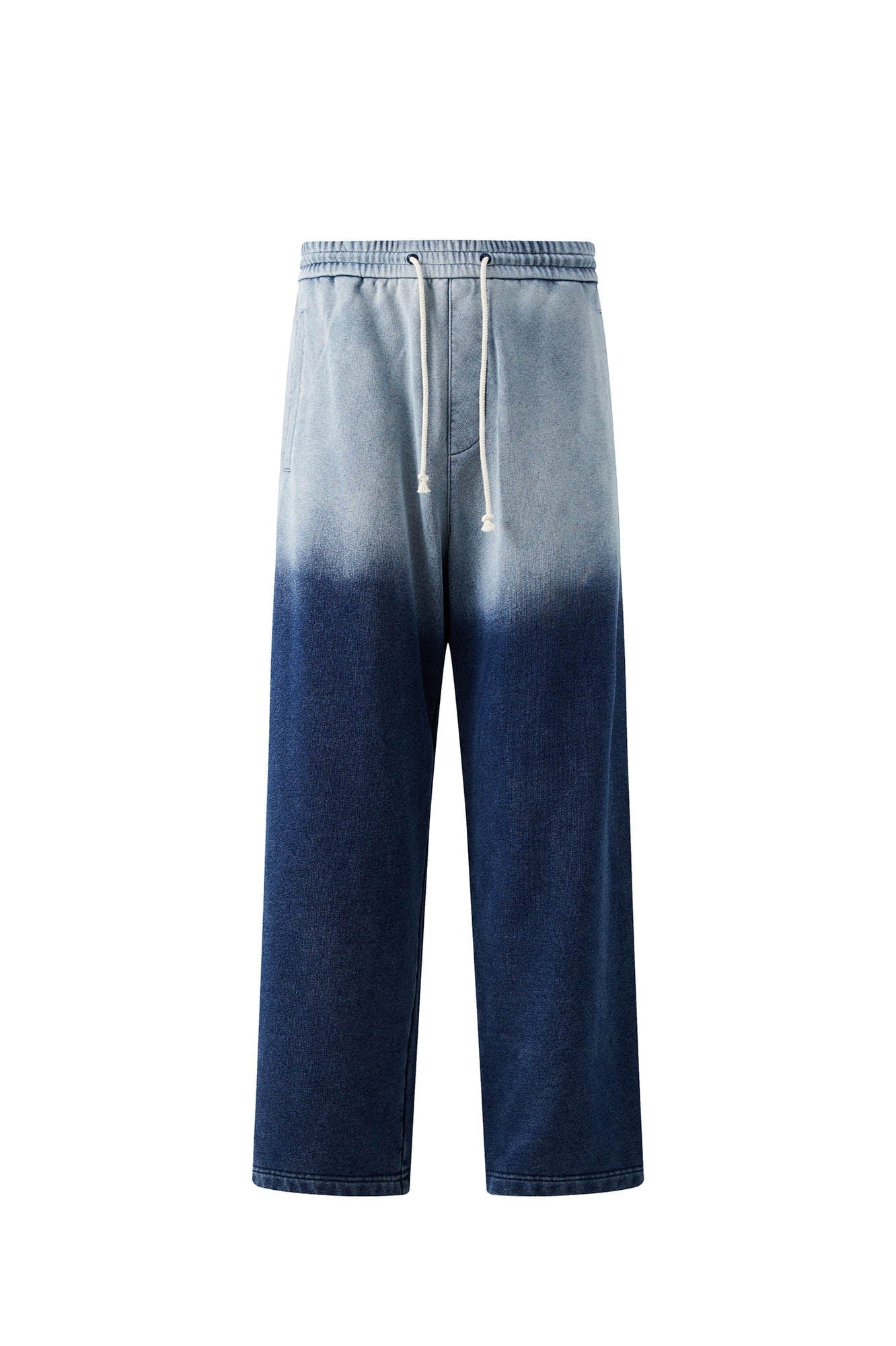 ORGANIC EMOTION Gradient Straight-Leg Drawstring Sweatpants