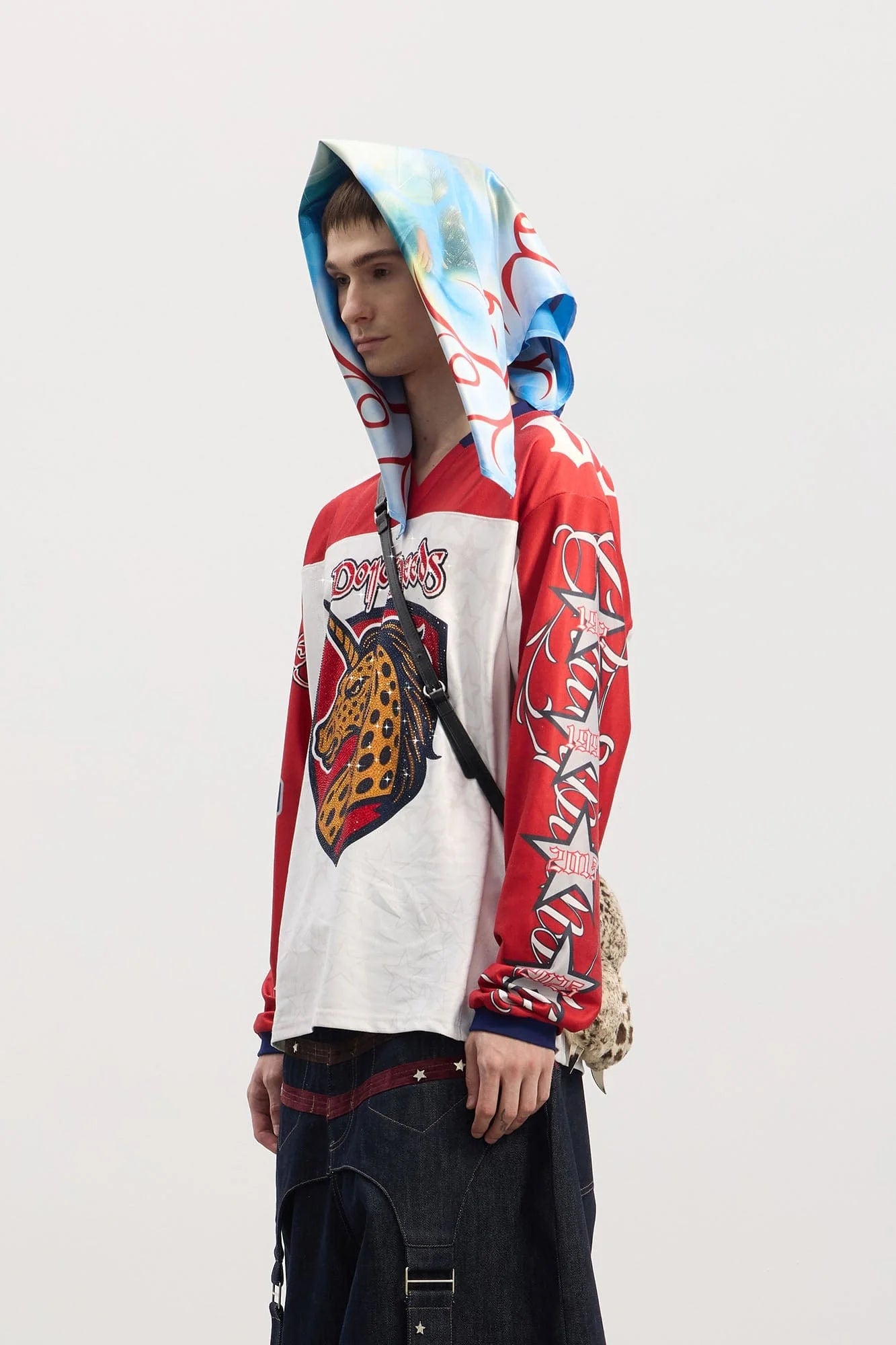 DND4DES Unicorn Rhinestone Hockey Jersey