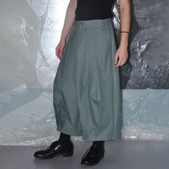 7440 37 1 Oversized Triple-Pleat Cropped Trousers