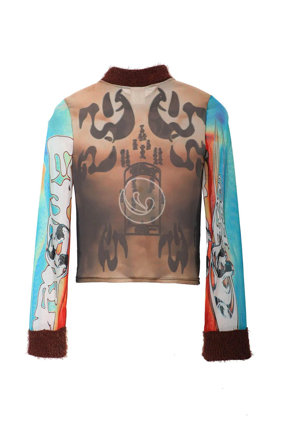 EMBRYO Muscle Runes Mohair Turtleneck L/S Tee