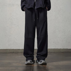ORGANIC EMOTION Structured Panelled Oversized Sweatpants