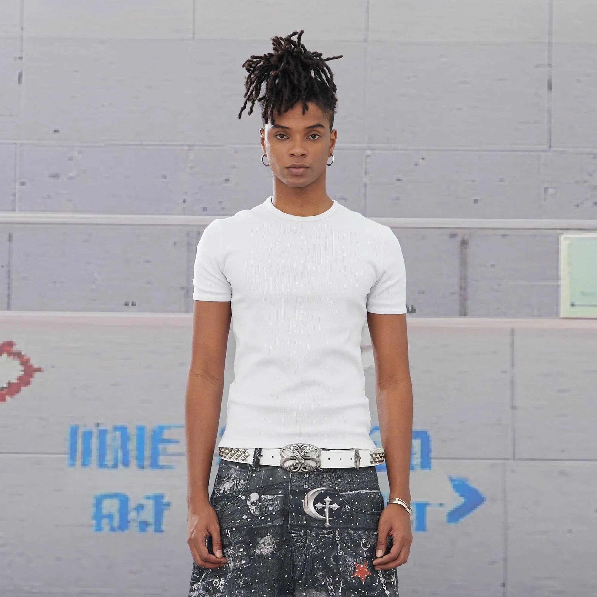 DND4DES Essential Ribbed Slim-Fit T-Shirt