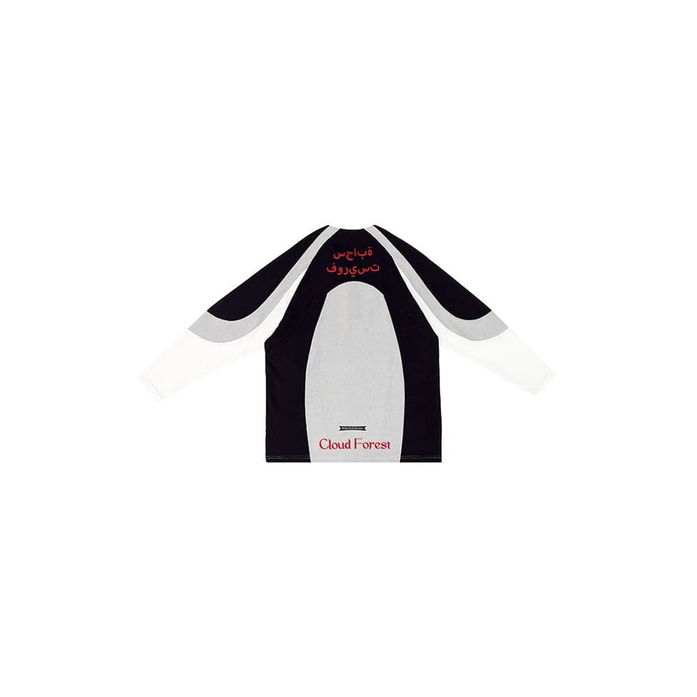 MIICHOUS Arc Contrast Panel Raglan UV Protection Long-Sleeve Tee