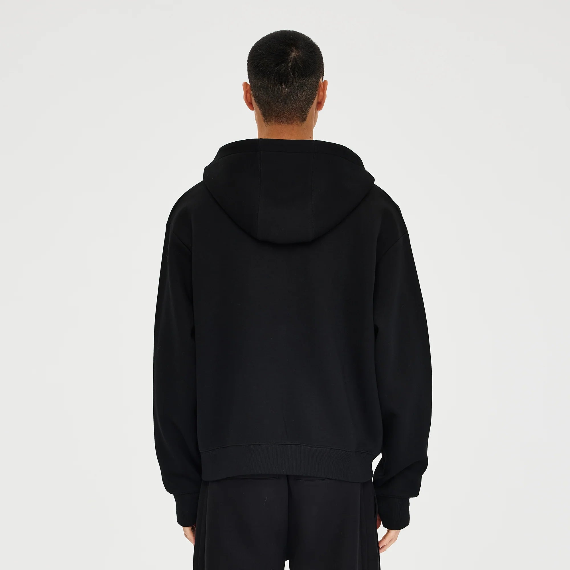CATSSTAC Essential Embroidered LOGO Zip-Up Hoodie