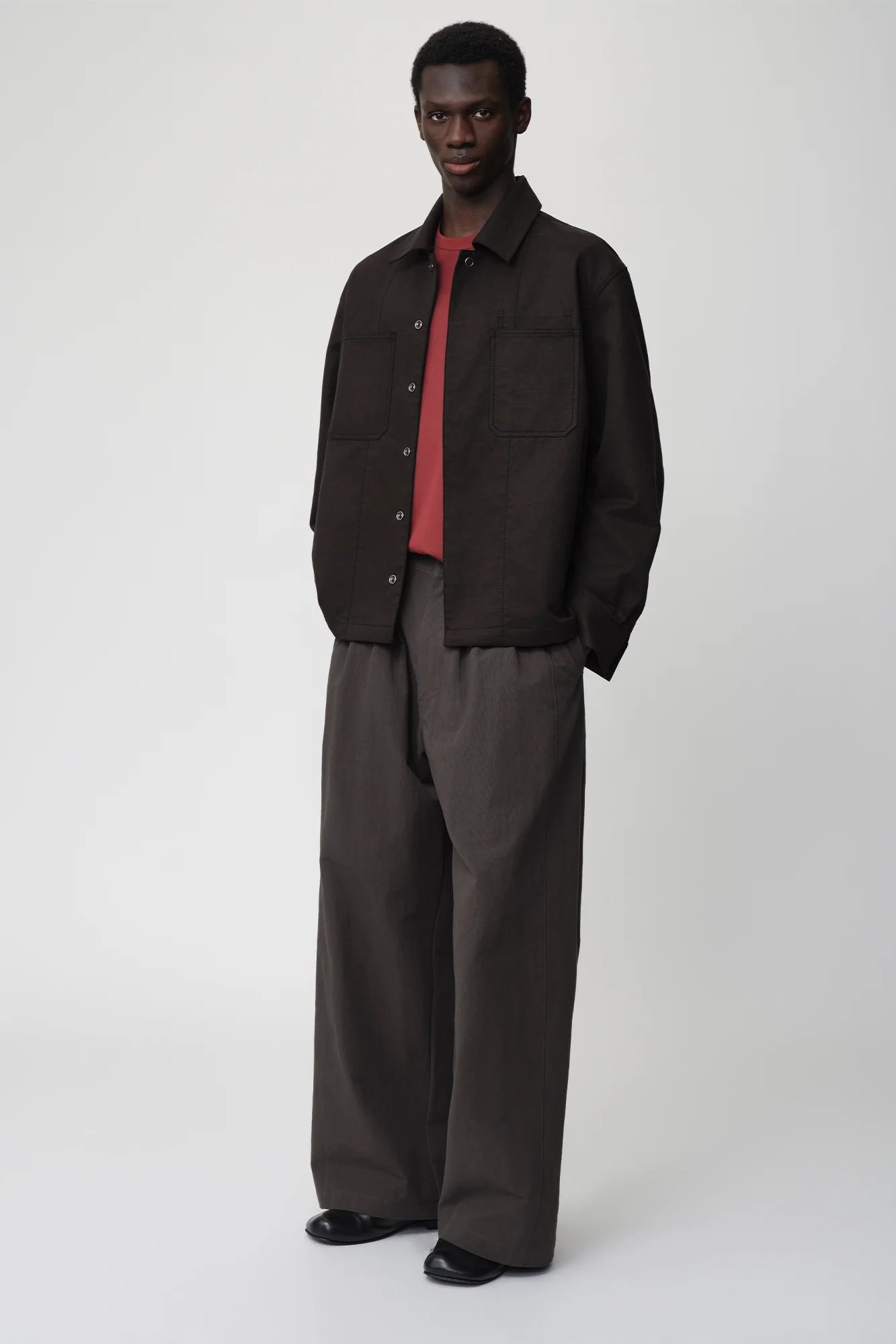 OPICLOTH Cotton-Blend Patch-Pocket Jacket