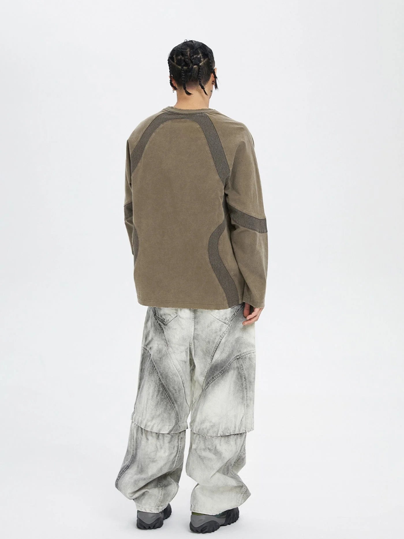 F2CE Distressed Detachable Parachute Pants