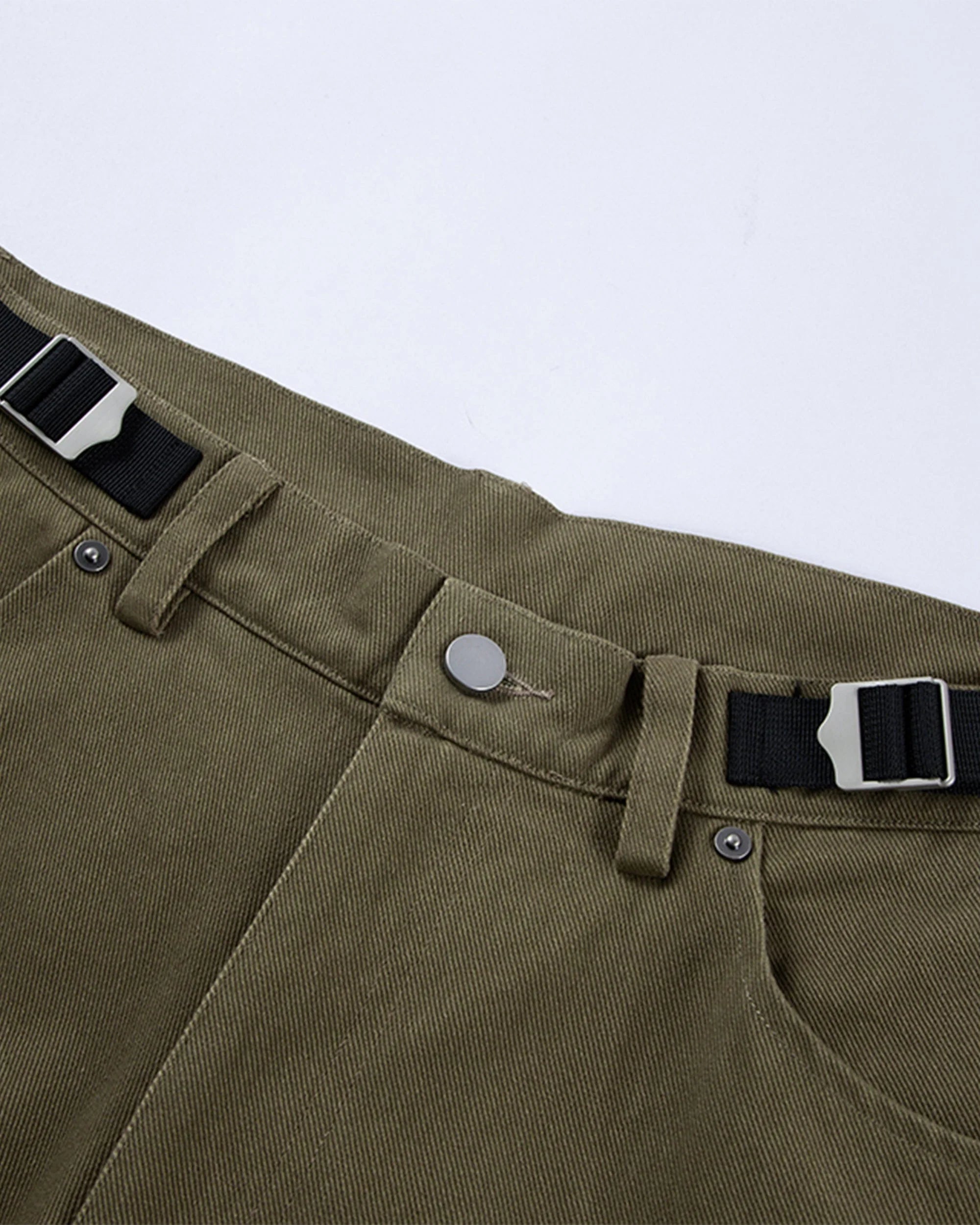 F2CE Asymmetrical Crinkled Cargo Pants