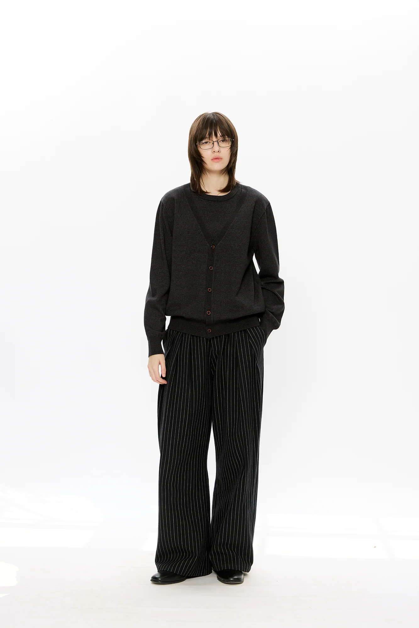 KREATE Essential Double-Layer Knit Cardigan
