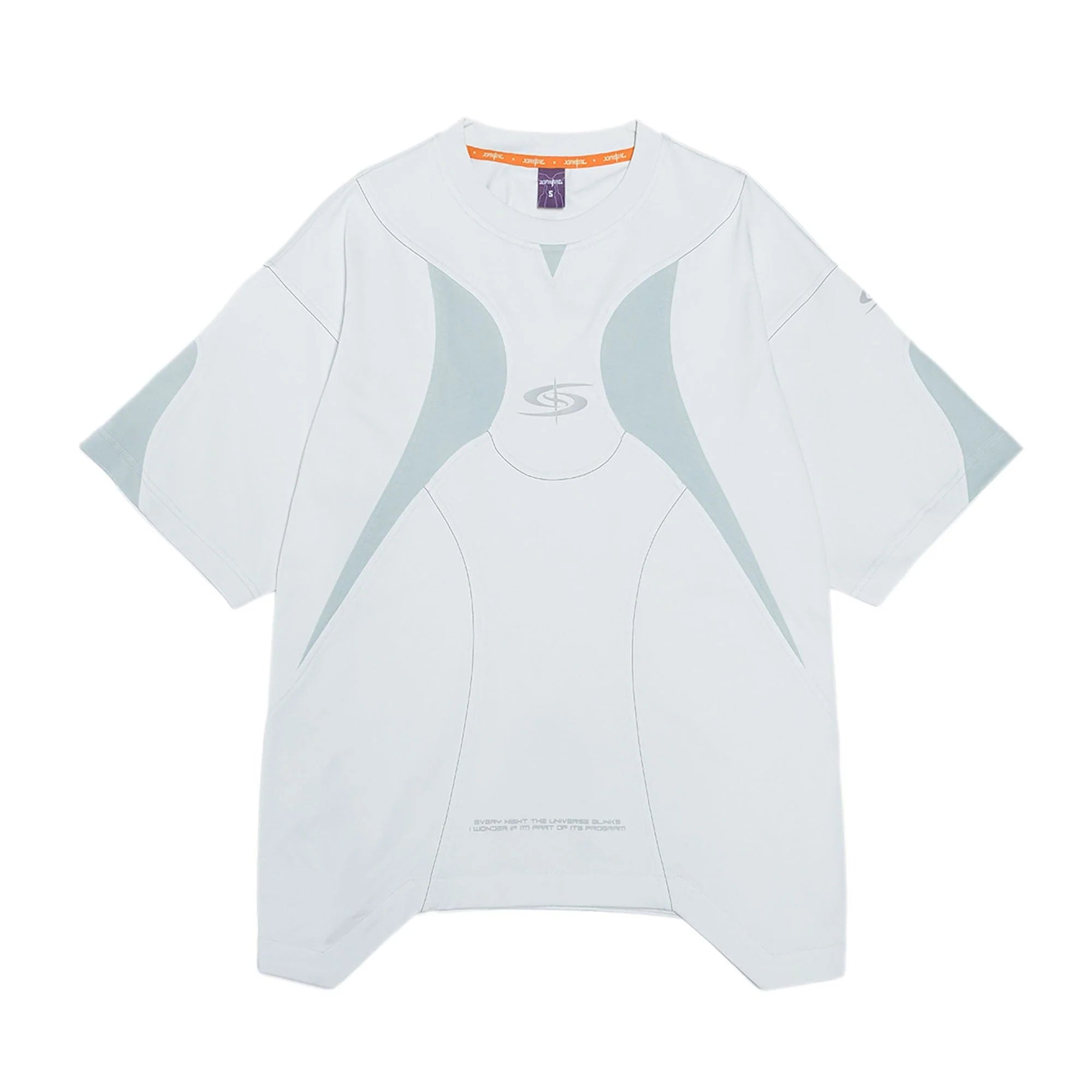 XIPHEVIL Curve Spliced Quick-Dry Sorona T-Shirt Ice
