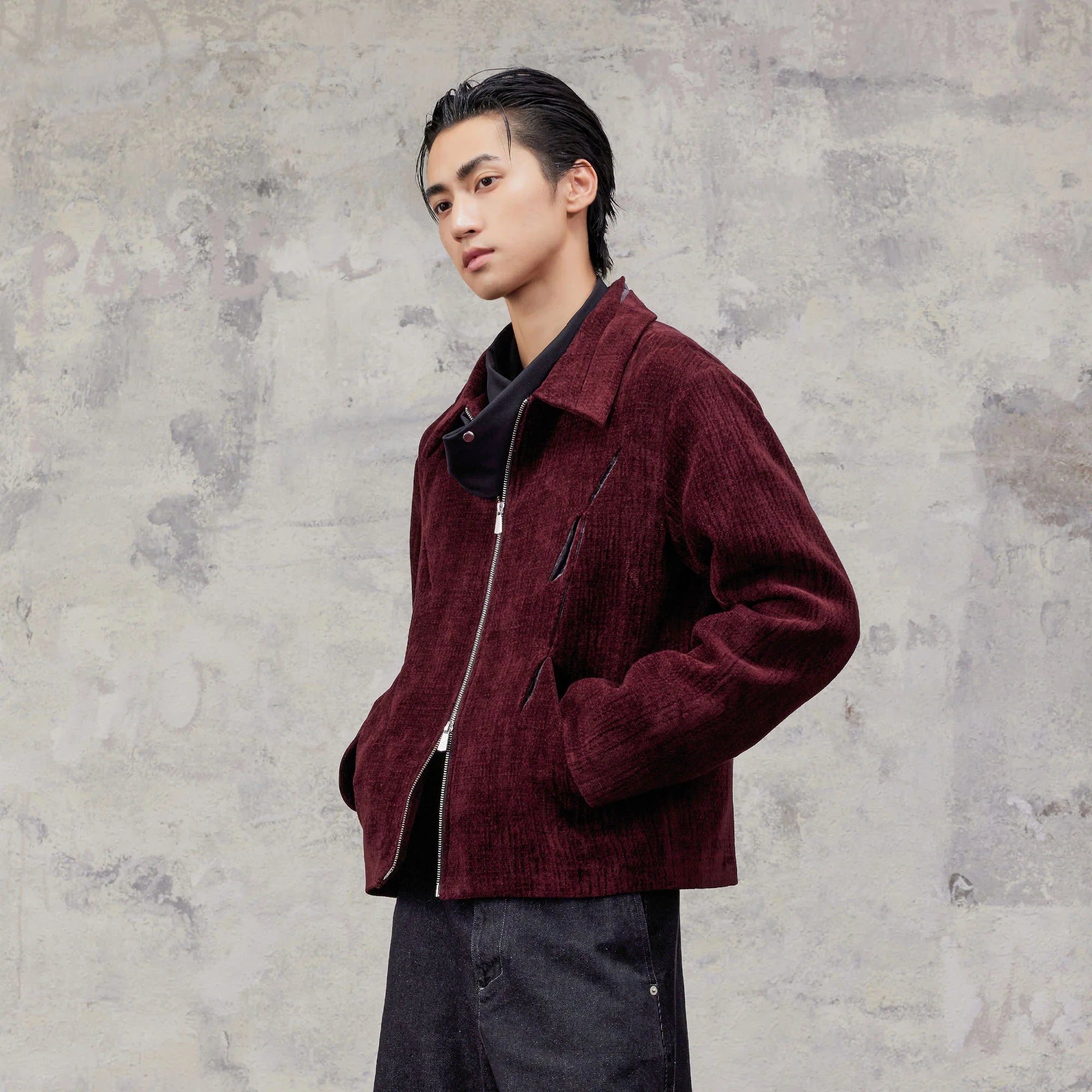 ALVNG AR ANTS Chenille Dual Zip Jacket