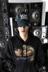 PCCVISION Washed Distressed Embroidered Cap