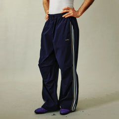UMAMIISM Striped Drawstring Quick-Dry Track Pants