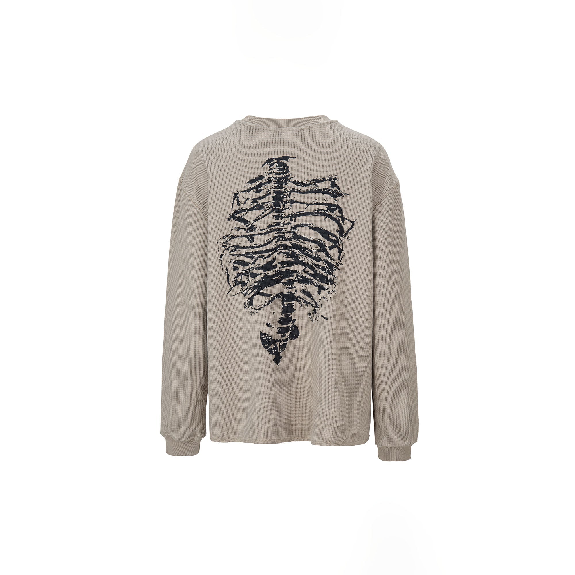 F2CE Skeleton Graphic Waffle Sweatshirt