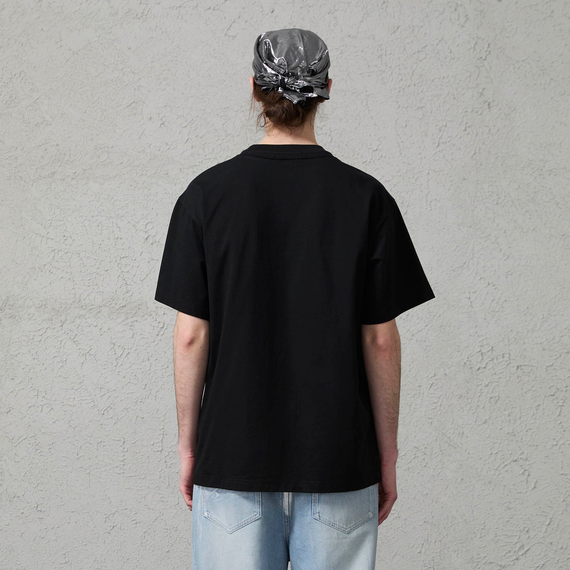 ORGANIC EMOTION Script Patchwork Sorona T-Shirt