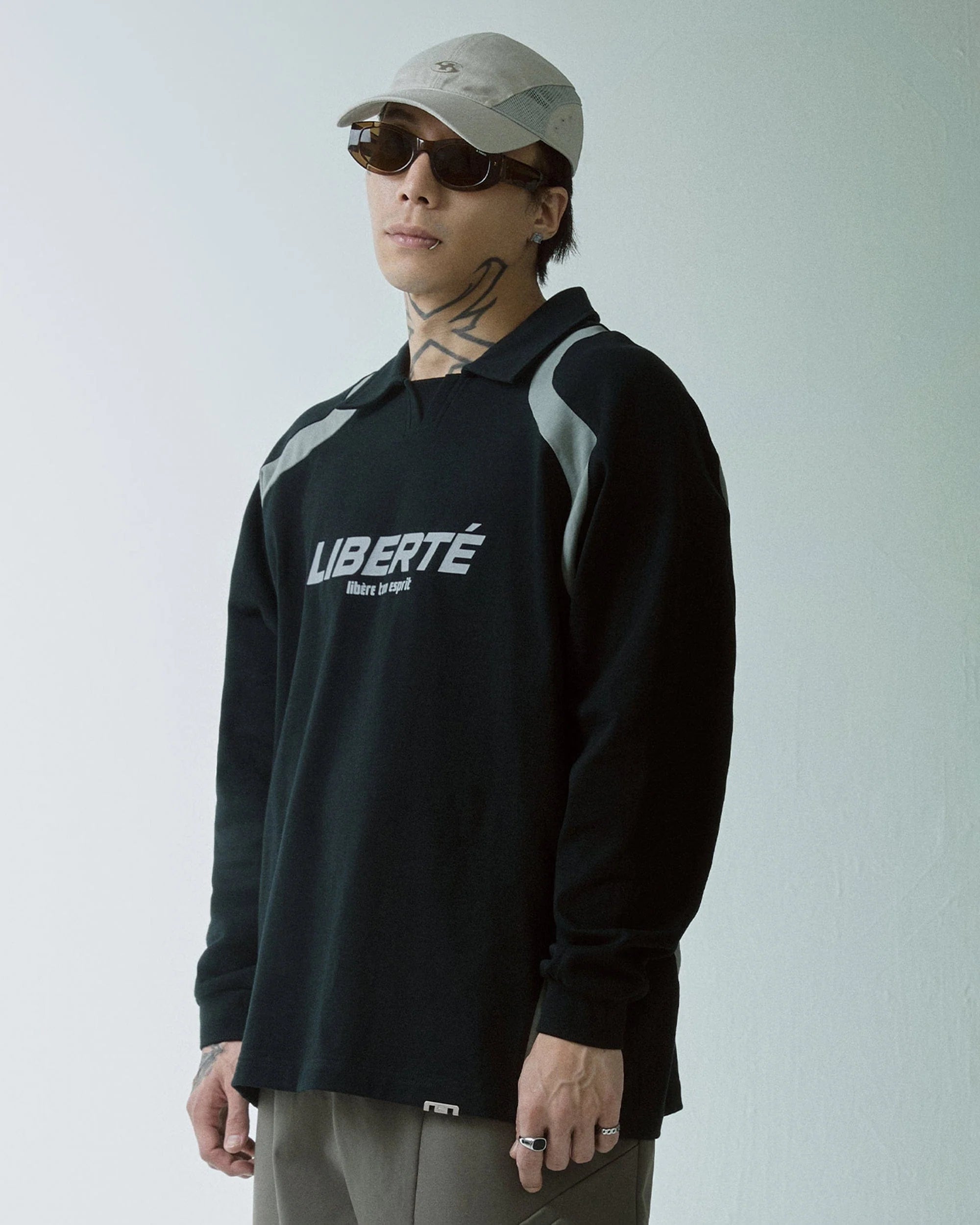 F2CE Retro Deconstructed Raglan Long-Sleeve Tee