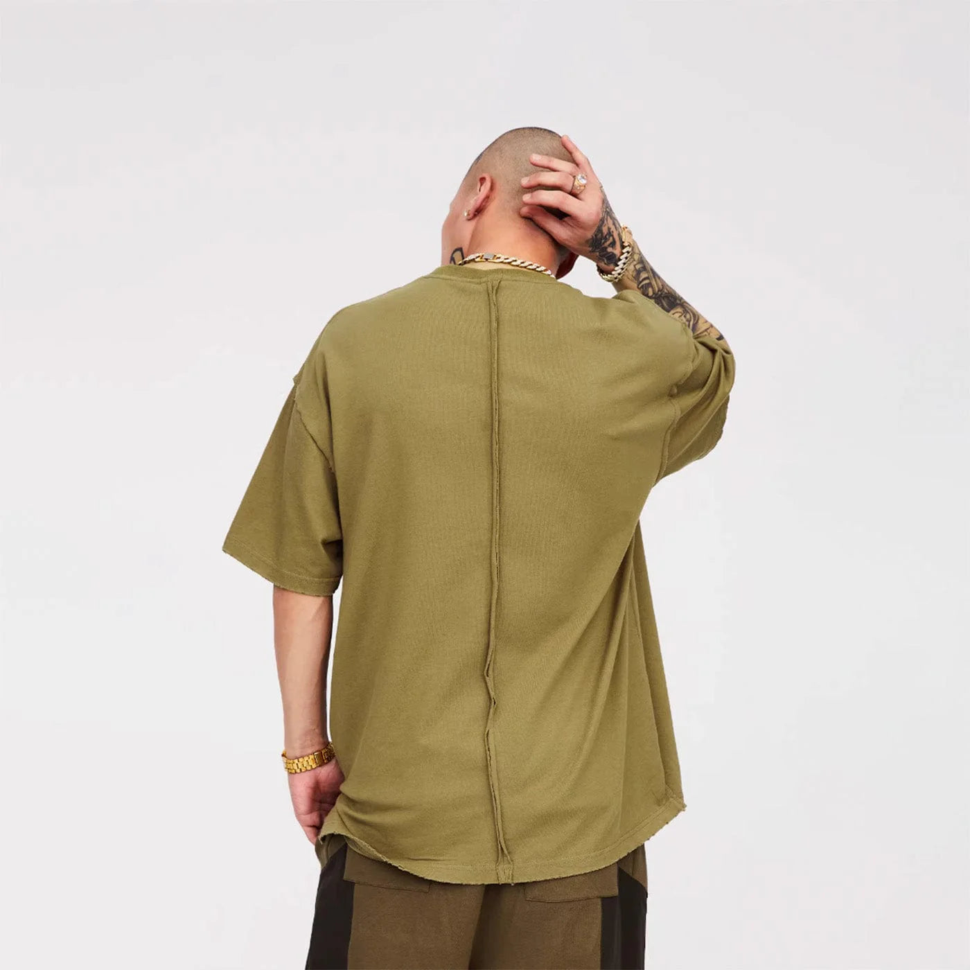 F2CE Essential Embossed LOGO Reversed T-Shirt
