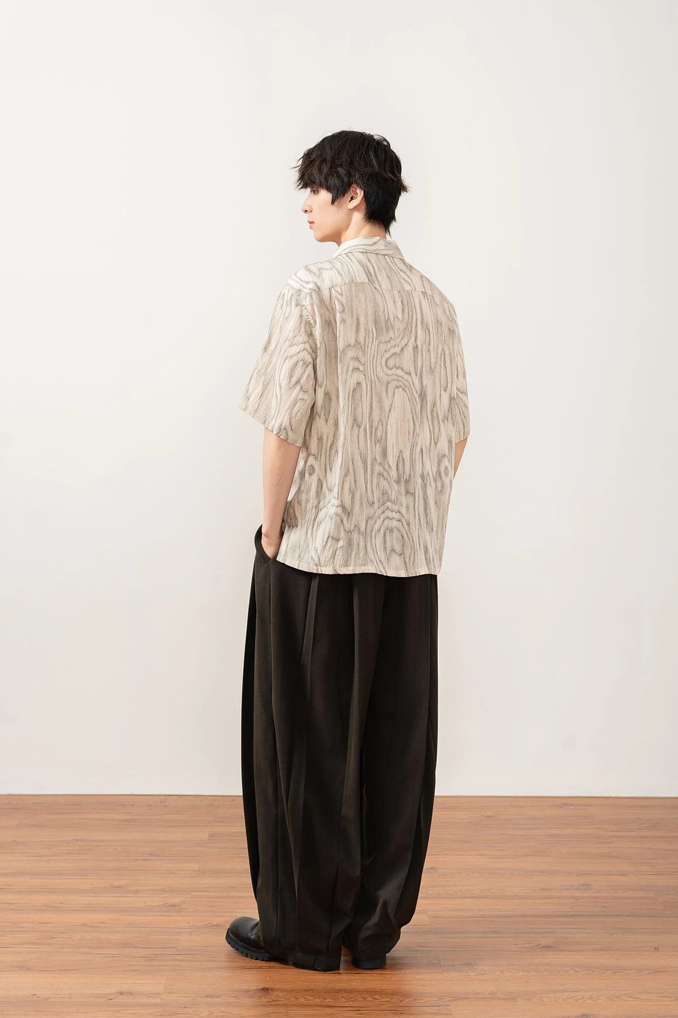 MOITIEDEPETALE Tree Ring Cuban Half Shirt