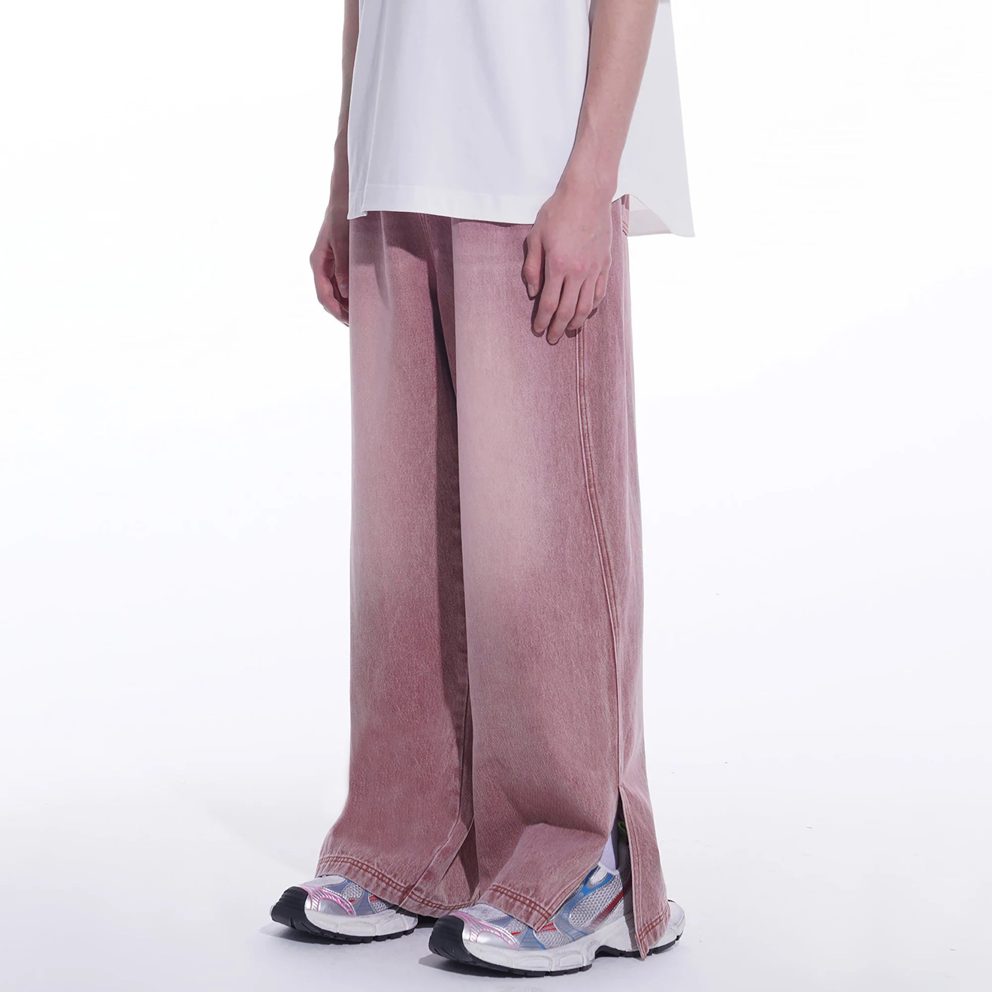 TIWILLTANG Side-Cut Oversized Jeans