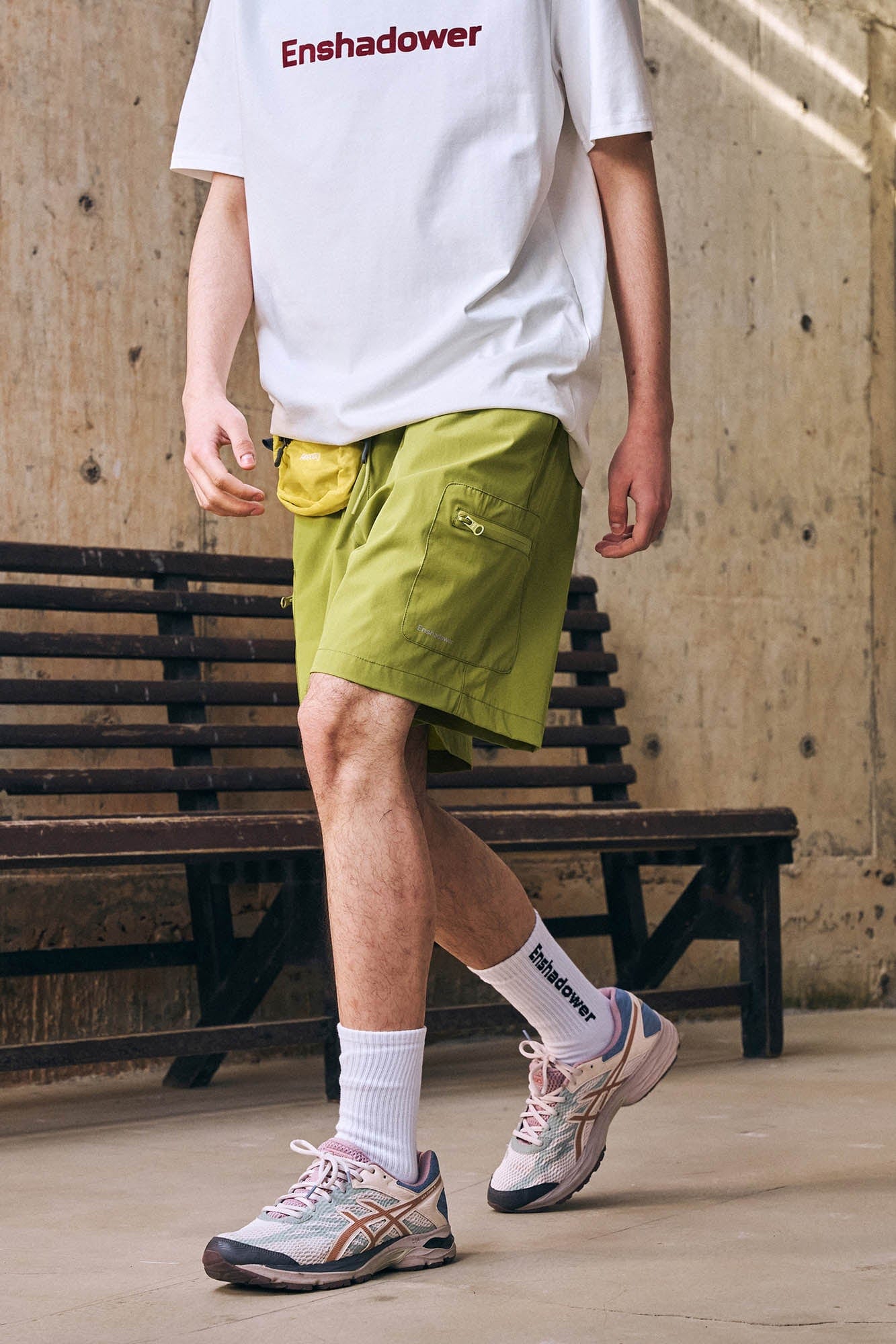 ENSHADOWER Multi-Pocket Quick-Dry Beach Shorts