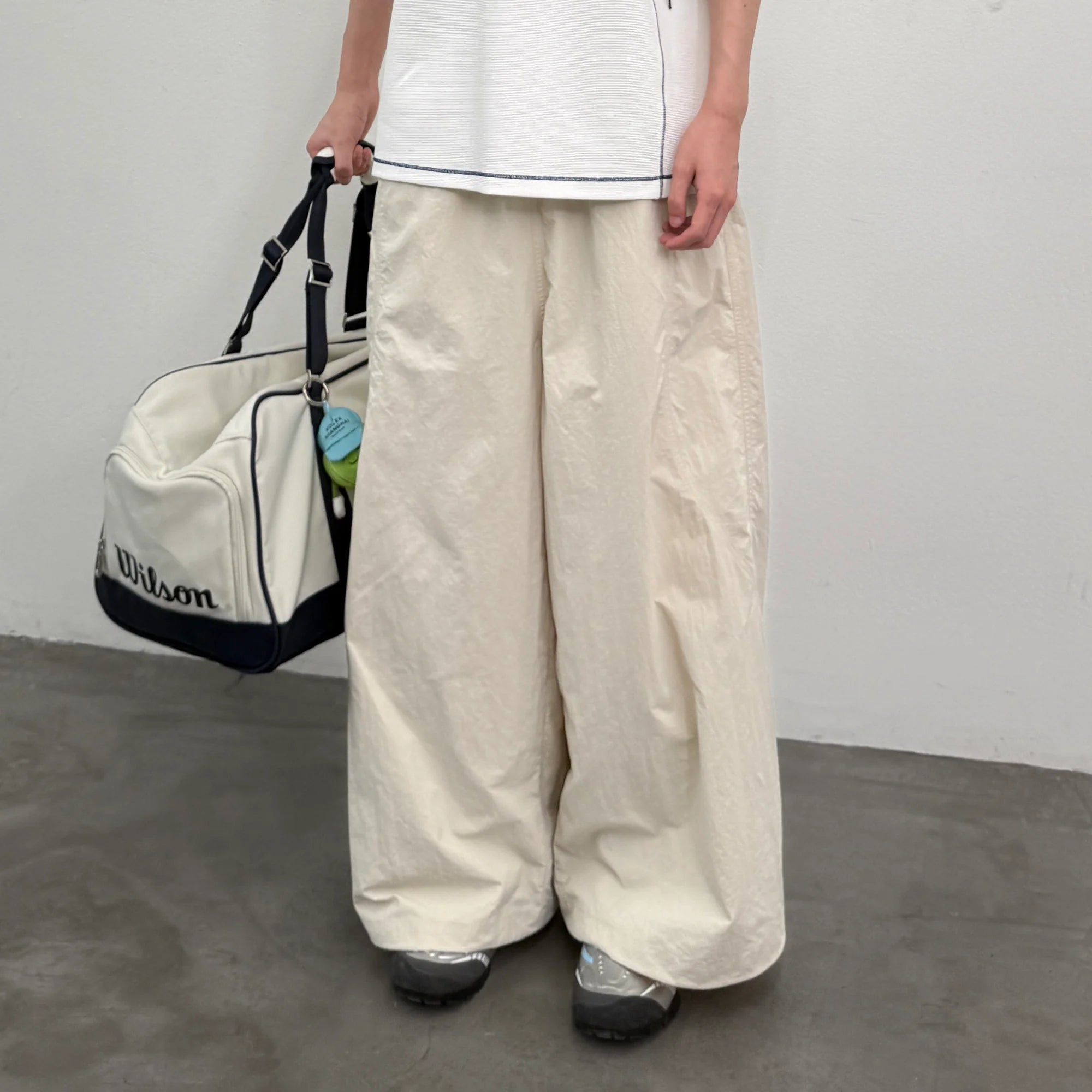 ROARINGWILD A ARCH Quick-Dry Wide-Leg Parachute Pants