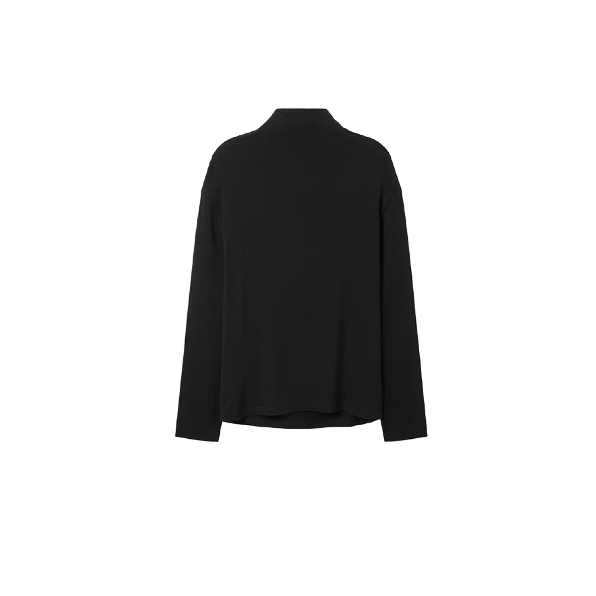 ALVNG AR ANTS Draped-Neck Long-Sleeve Tee