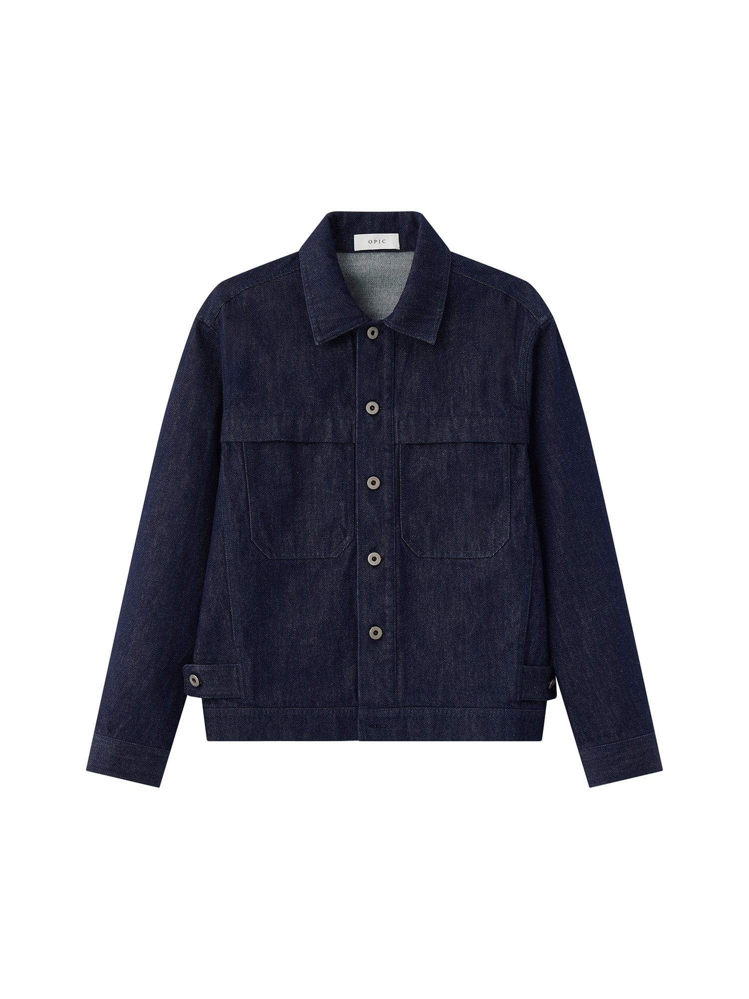 OPICLOTH Retro Dual-Pocket Denim Jacket
