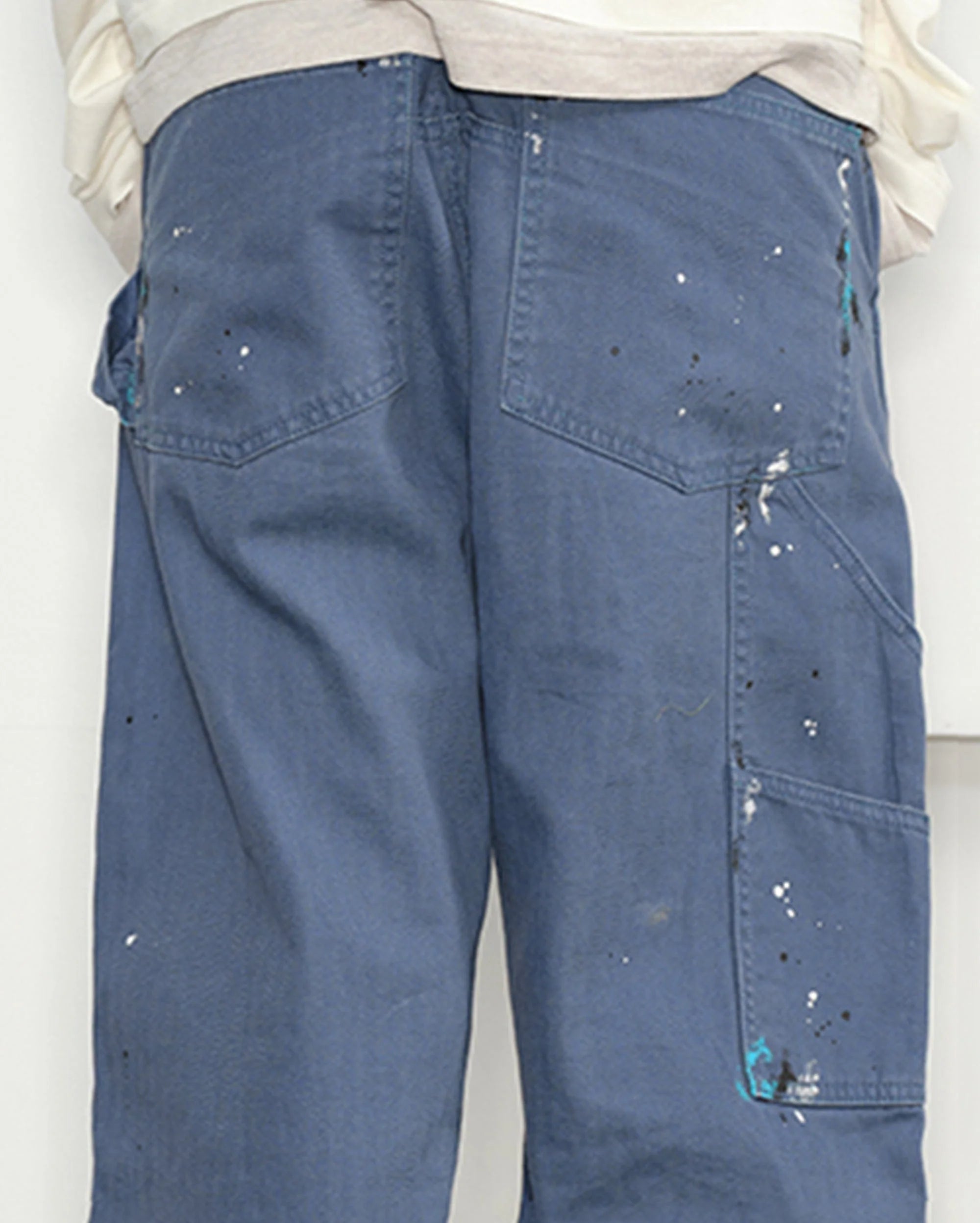 KREATE Paint-Splattered Double-Knee Pants