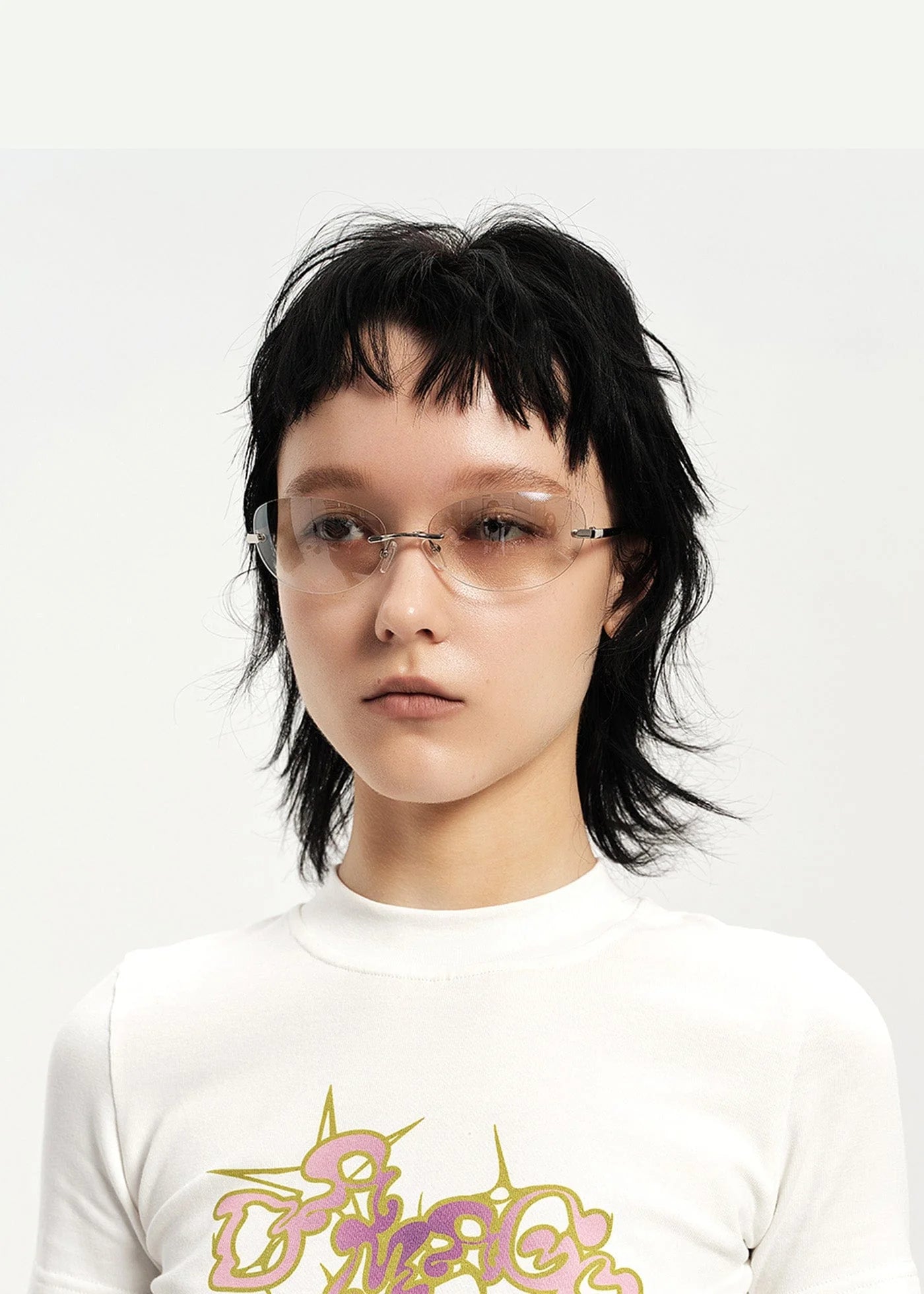 DAMAGE ASIA OPTICALS Rimless Gradient Sunglasses