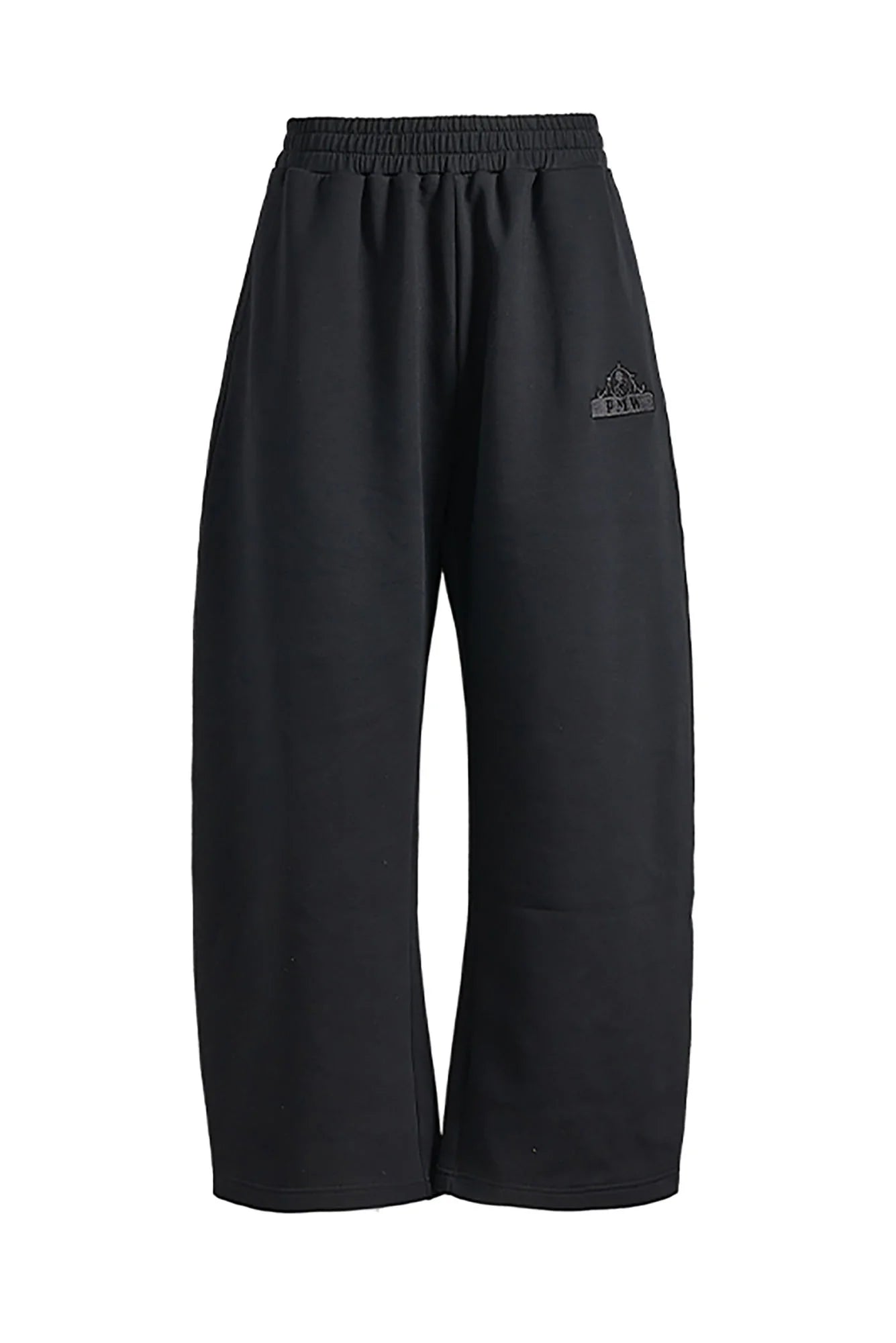 PMW Embroidered LOGO Curved-Leg Sweatpants