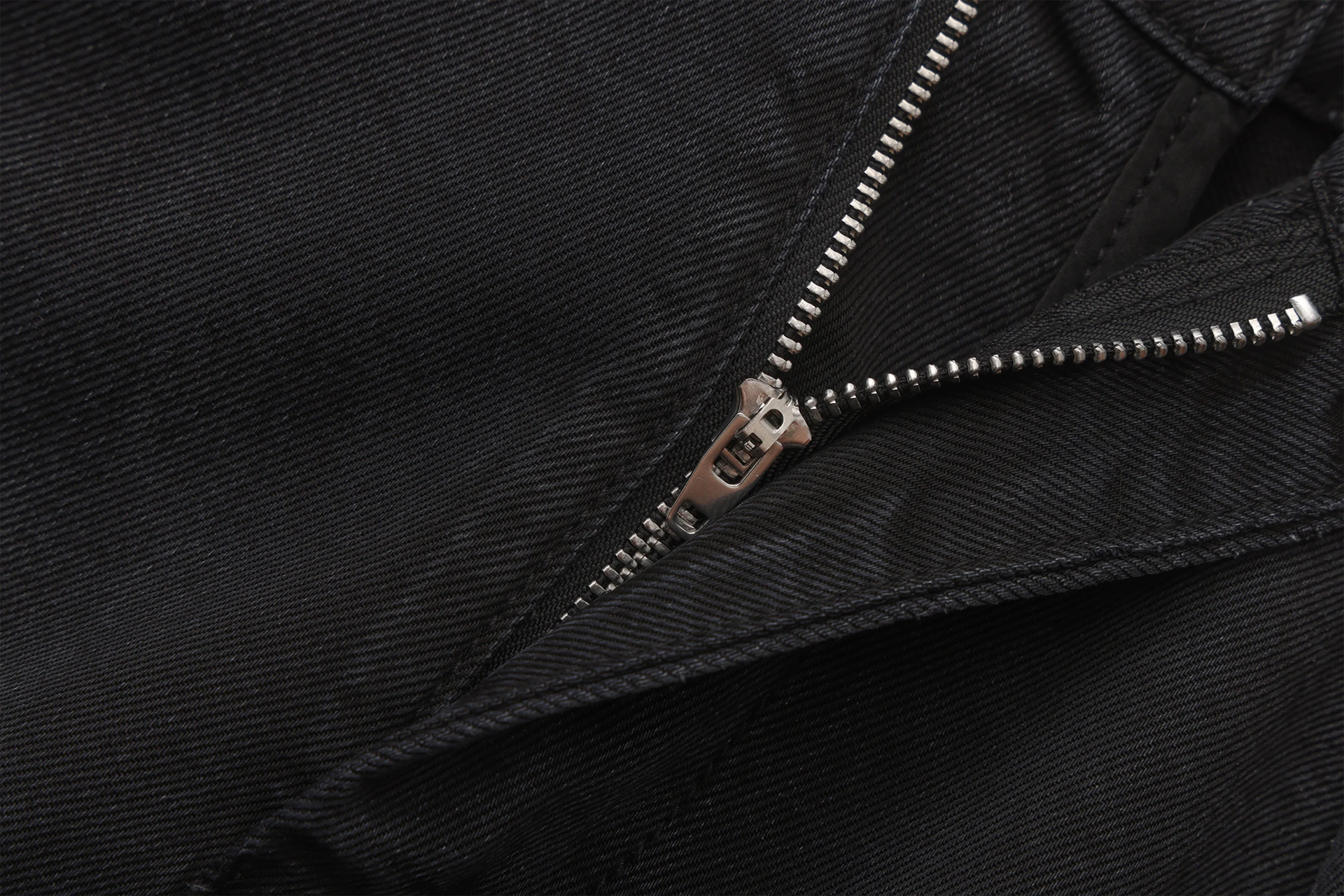 VANN VALRENCE Washed Rivet Tencel Straight-Leg Jeans