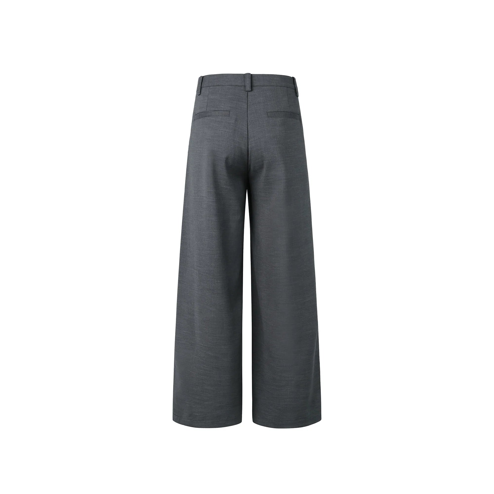 OKAYTHXBYE Essential Pleat Wide-Leg Trousers