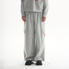ORAL UTOPIA Fleece-Lined Multi Pocket Sweatpants
