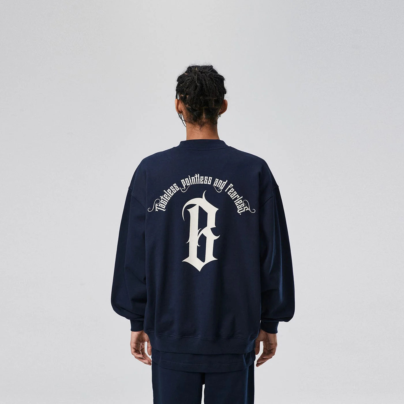 BONELESS Gothic Slogan Sweatshirt