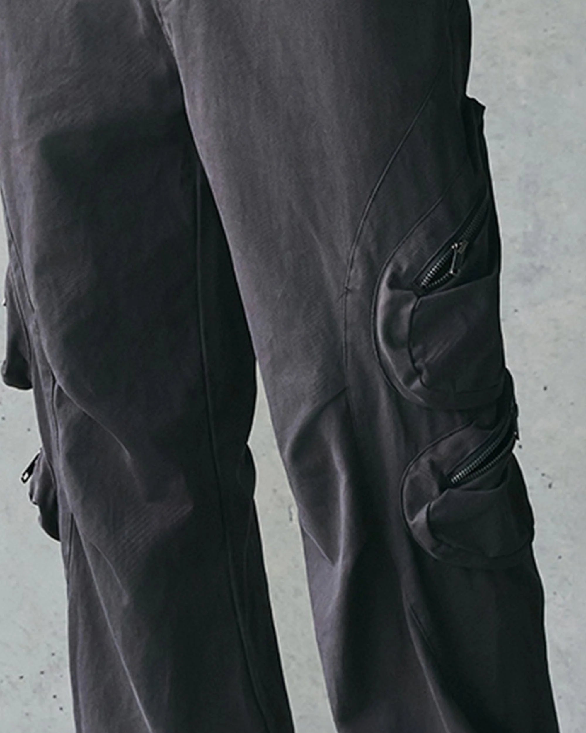 ENSHADOWER Modern Pleated Zipper Tactical Cargo