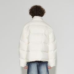 VANN VALRENCE Classic Stand-Collared Duck-Down Oversized Jacket
