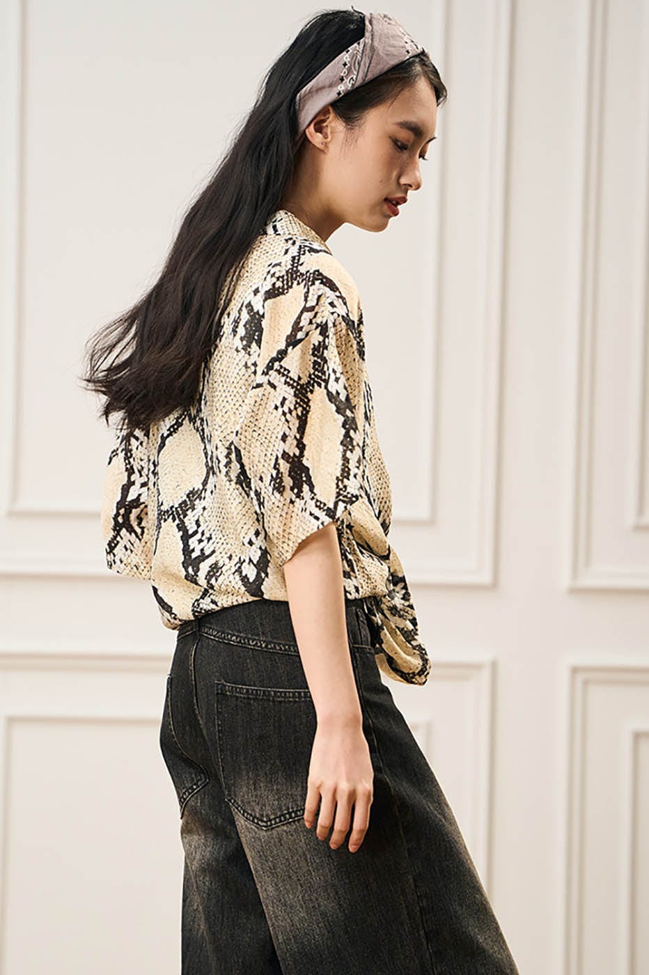 EPIC POETRY Python Cuban Half Shirt