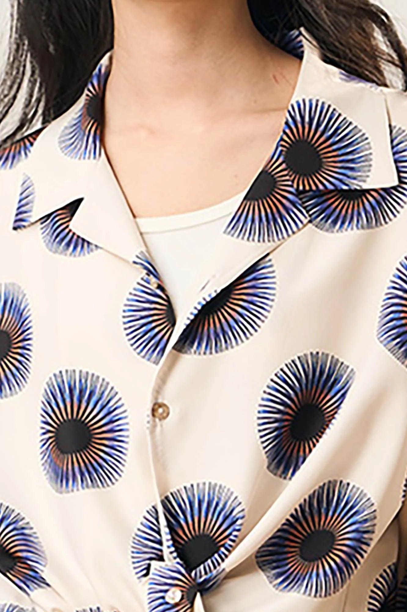 EPIC POETRY Radial Eye Cuban Half Shirt & Shirt