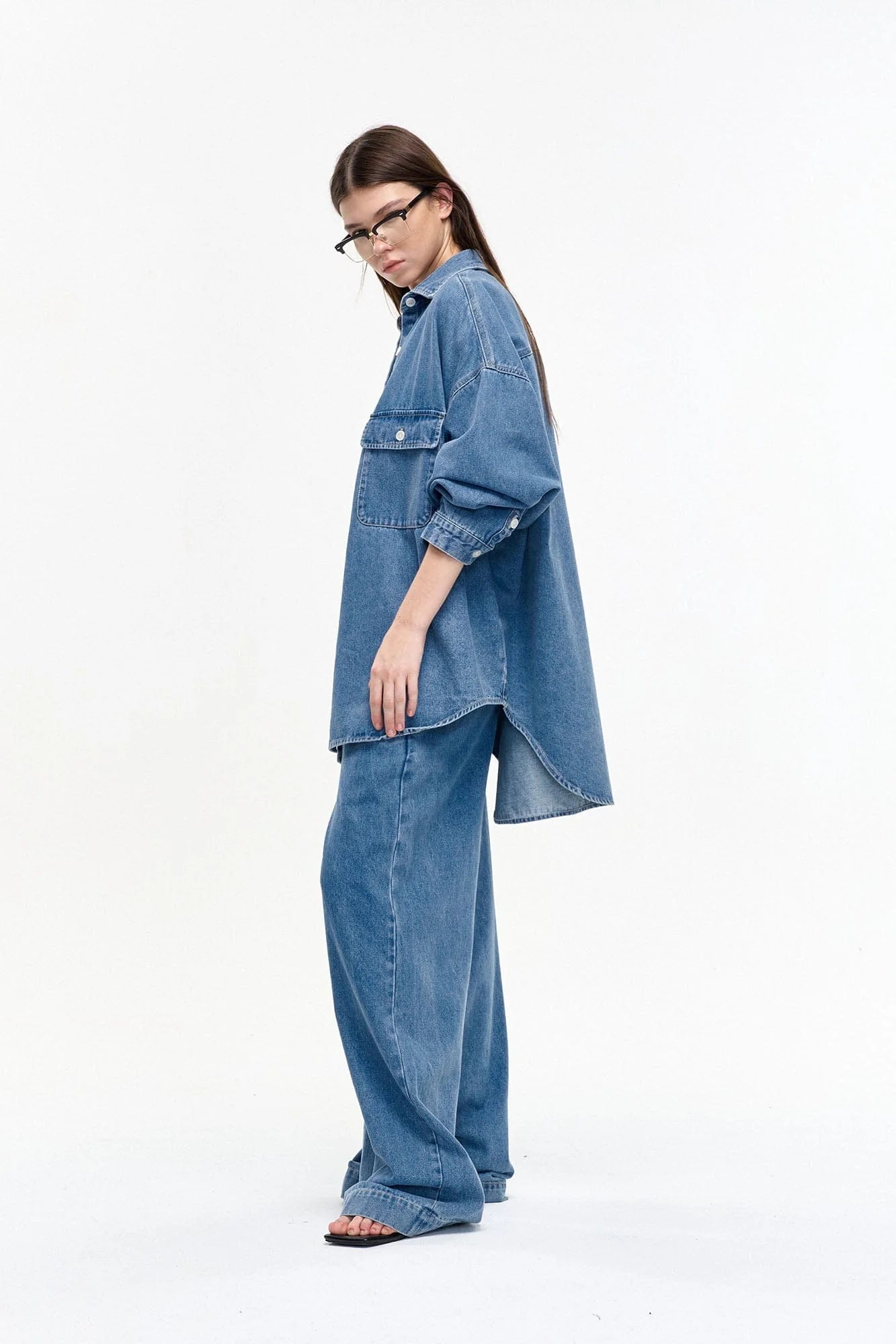 LEONSENSE Classical Tencel Denim Shirts