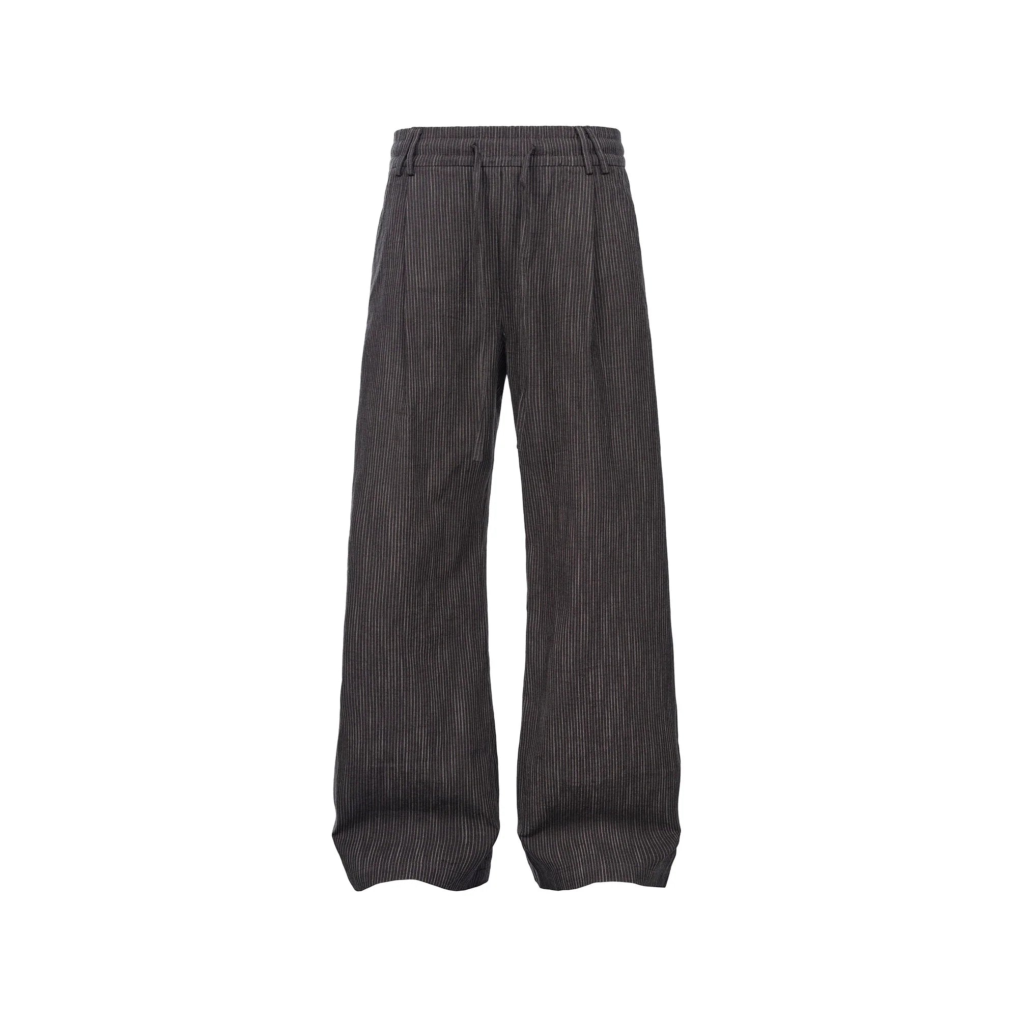CATSSTAC Striped Double-Pleat Trousers