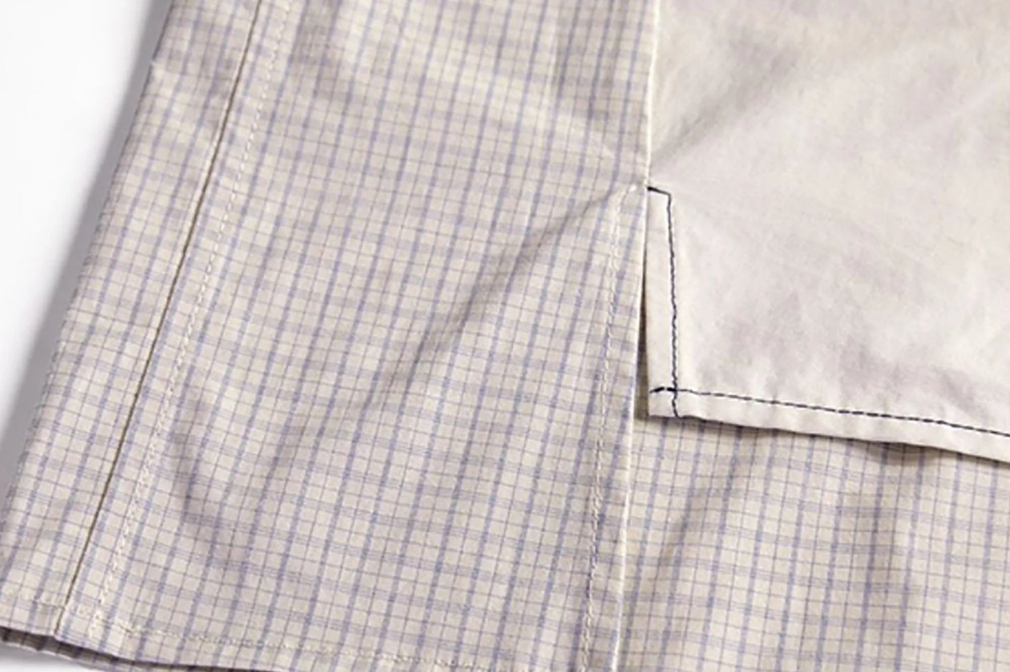 ERROR CODE ROBOT Multi-Studded Faux-Layer Short Sleeve Half Shirt