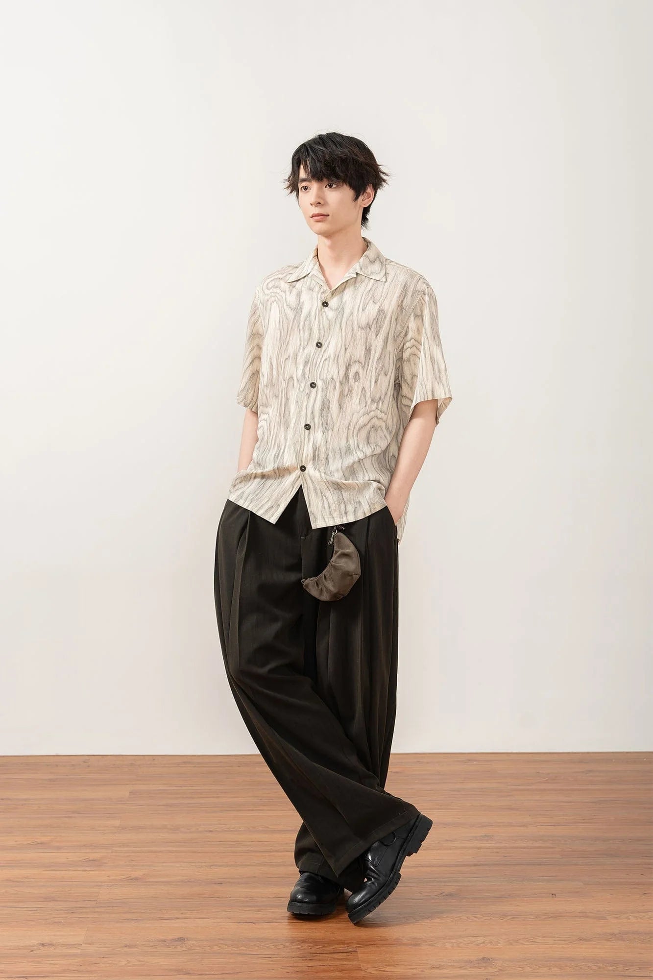 MOITIEDEPETALE Tree Ring Cuban Half Shirt