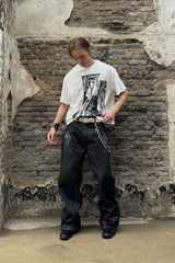LUUUCAM Crowned King Graphic T-Shirt
