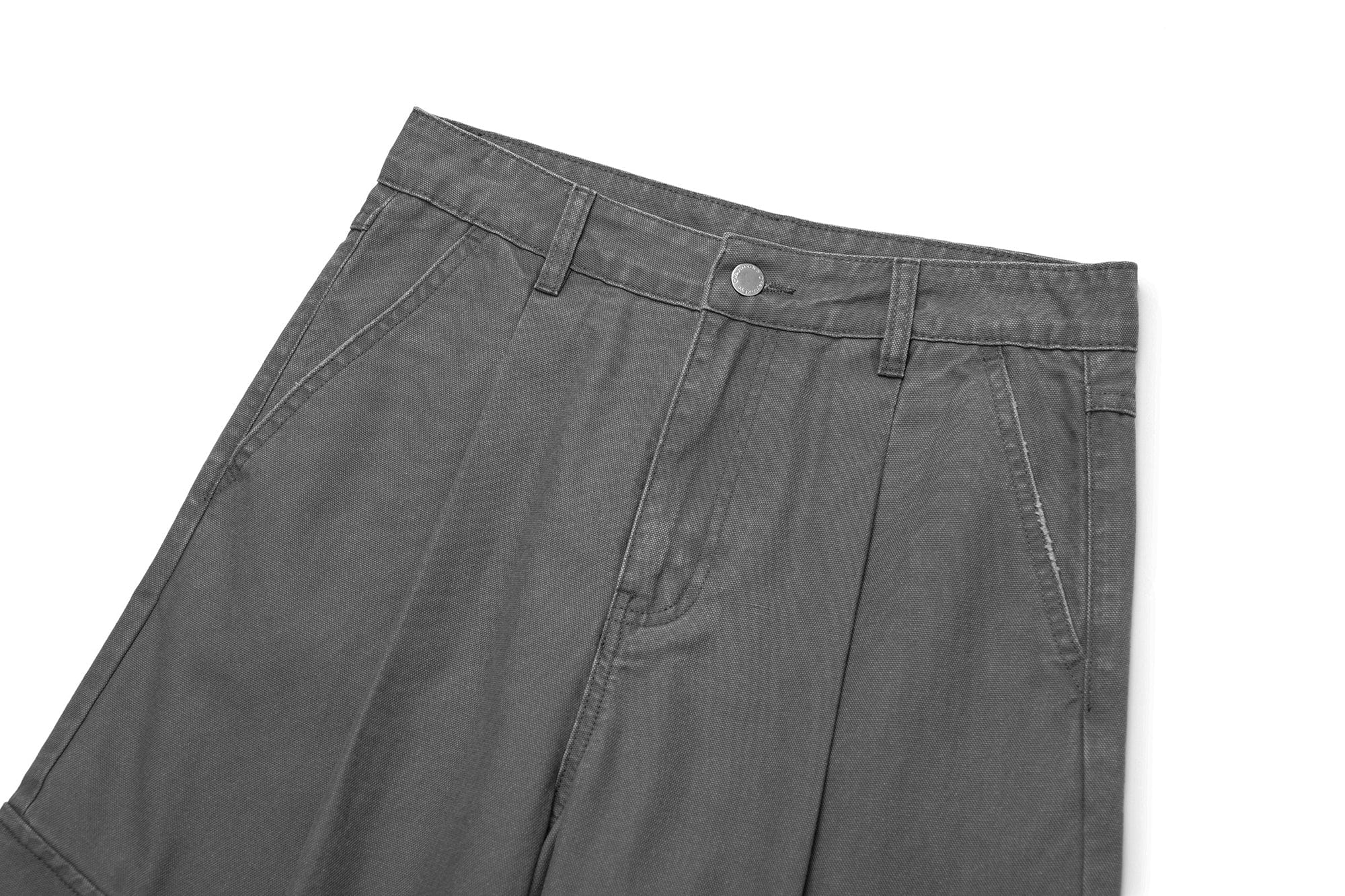 OKAYTHXBYE Pleated Utility Baggy Cargo Pants