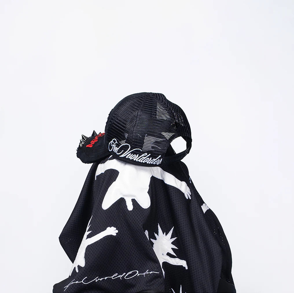 FVVO Punk Studded Washed Cap