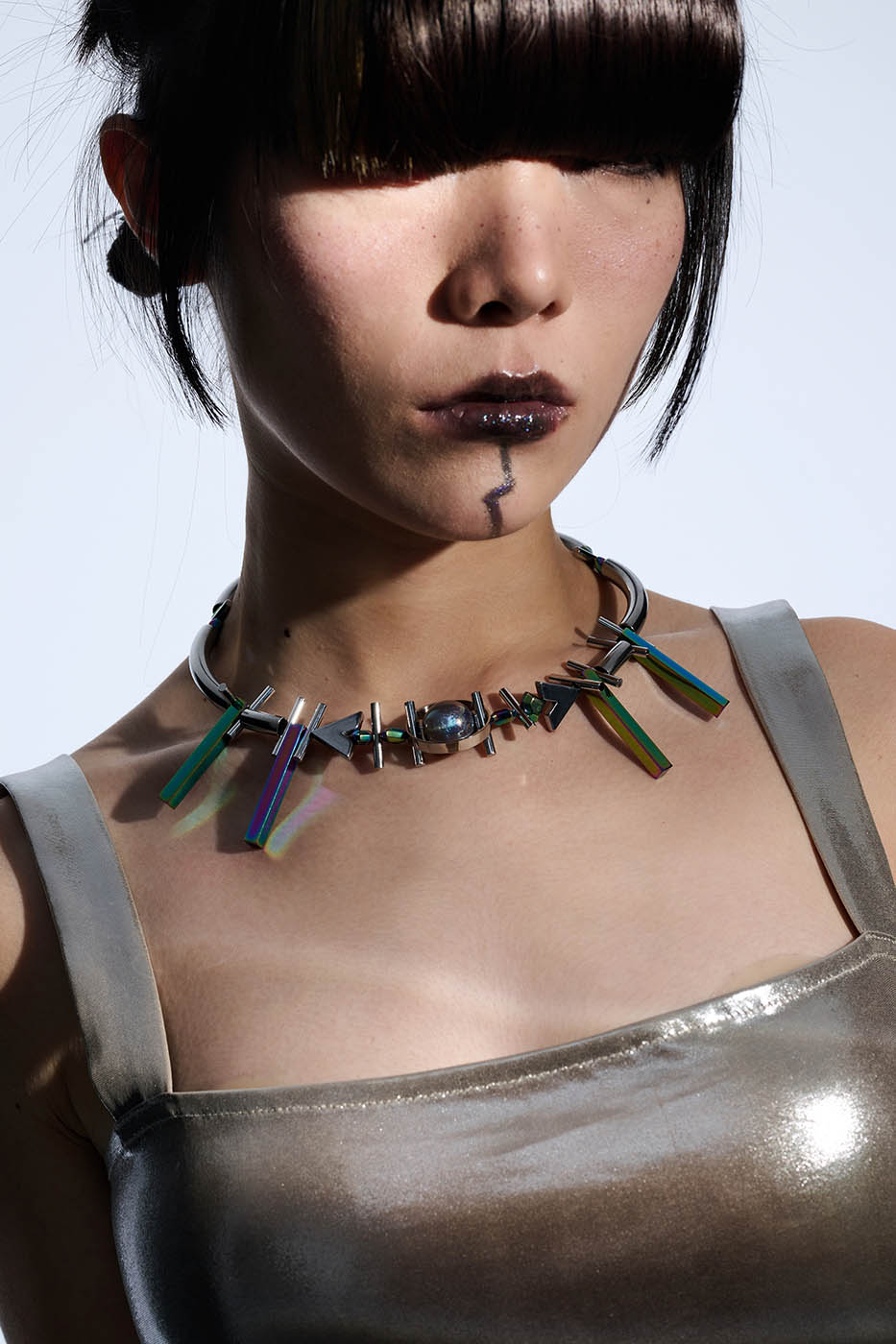 ILLUSORY Geometrical Planetary Beaded Necklace
