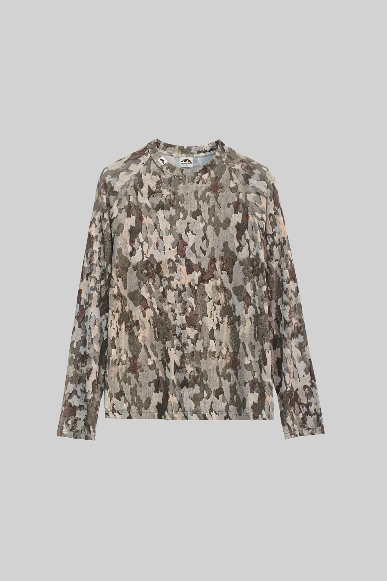 URBAN+FOREST Bark Camo Bamboo-Blend Tee
