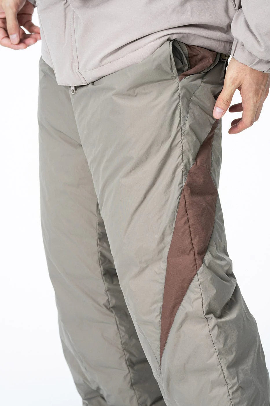 ENSHADOWER Spliced Splash-Proof Down Ski Pants