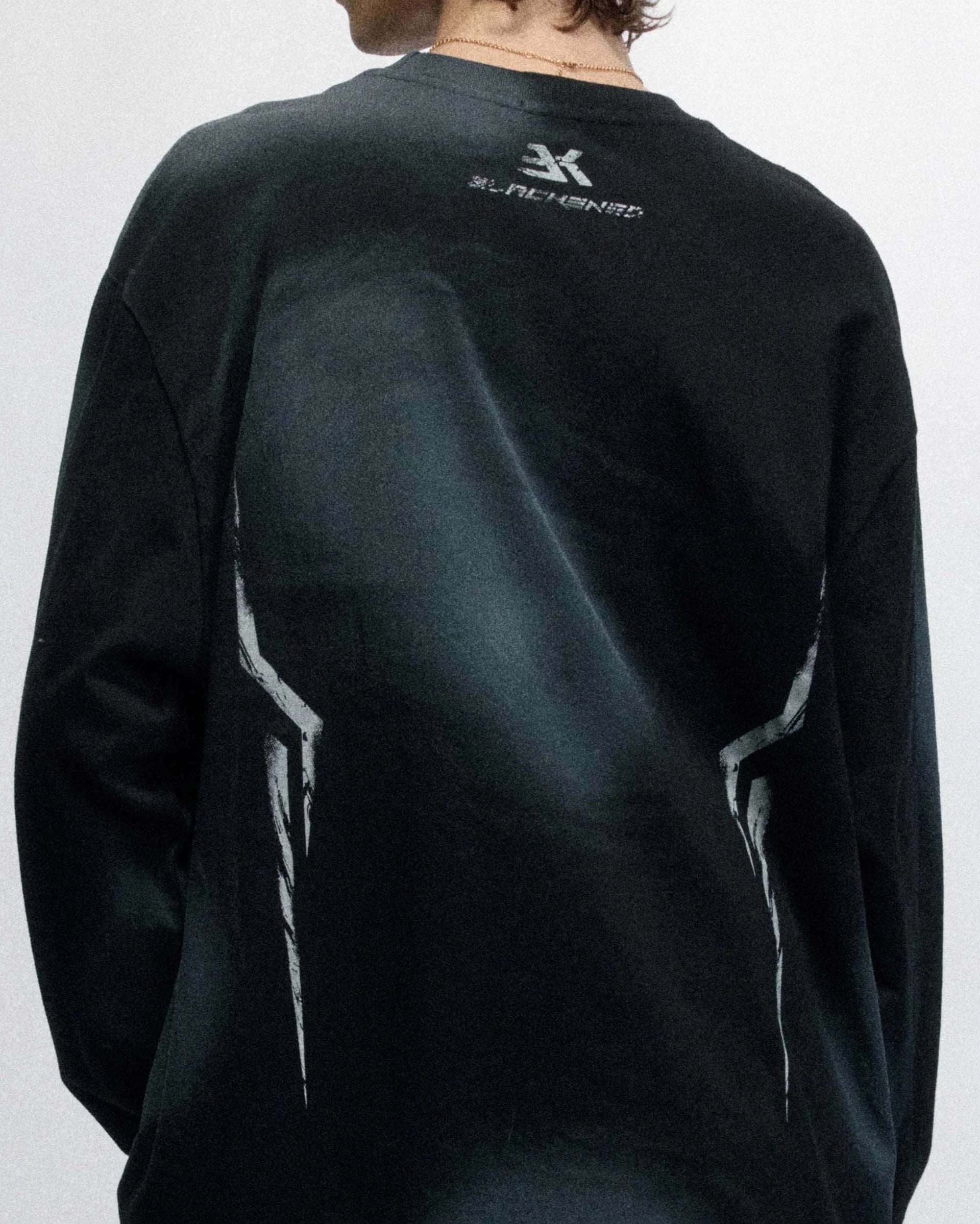 OVDY Faded Racing Graphics Long-Sleeve Tee